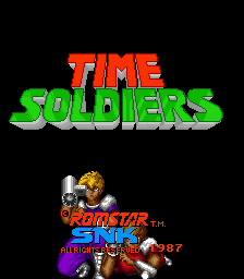 Time Soldiers (Arcade) screenshot: Title Screen.