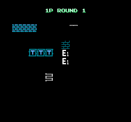 Super Lode Runner (NES) screenshot: Creating a level