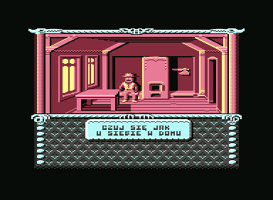 Władcy Ciemności (Commodore 64) screenshot: Make yourself at home