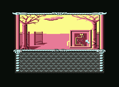 Władcy Ciemności (Commodore 64) screenshot: Game map