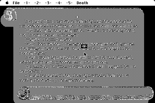 The Fool's Errand (Macintosh) screenshot: Death
