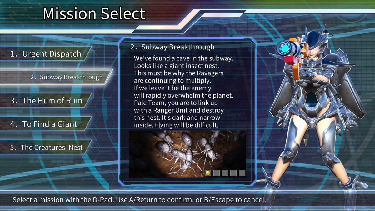 Screenshot of Earth Defense Force 4.1: Wingdiver The Shooter (Windows - Earth Defense Force 4.1 Wingdiver The Shooter