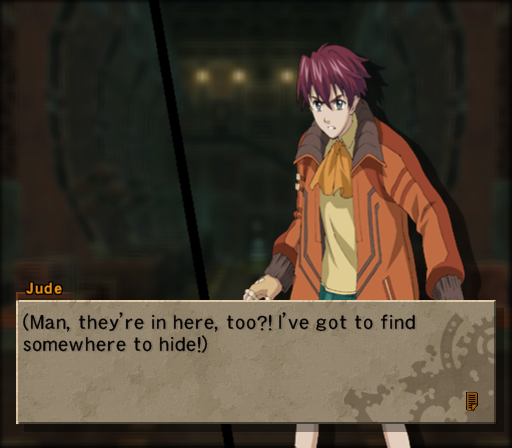 Wild Arms 4 (PlayStation 2) screenshot: This calls for a forced sneak mission.