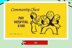 Monopoly (Game Boy Advance) screenshot: A Community Chest card