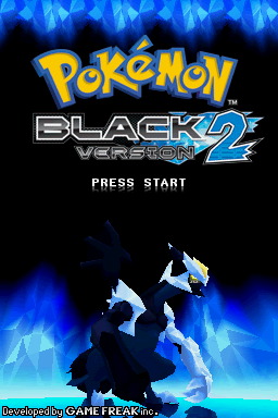 Pokémon Black Version 2 (Nintendo DS) screenshot: Title screen