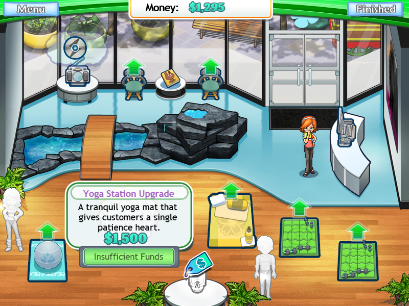 Sally's Studio (Windows) screenshot: New stuff can be bought between levels