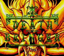 Death Bringer (SEGA CD) screenshot: Title screen