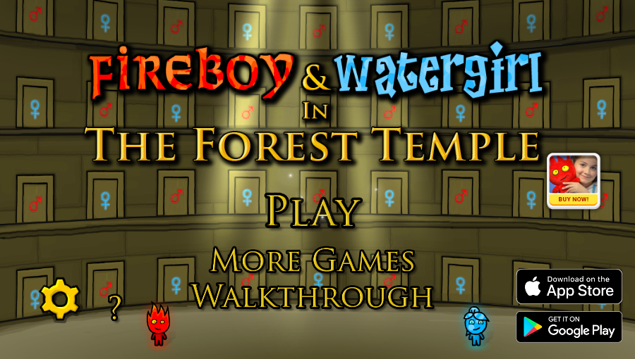 The Forest Temple (Browser) screenshot: Title screen (updated release)