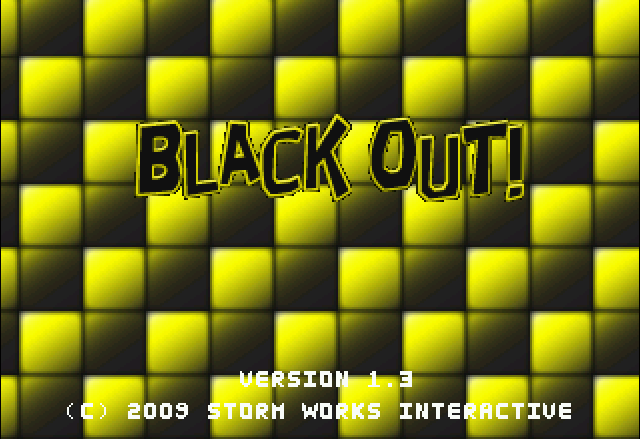 Black Out! (Jaguar) screenshot: Title screen