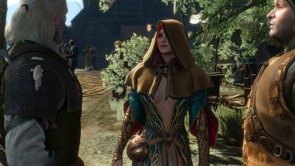 The Witcher 3: Wild Hunt - Alternative Look for Triss (Windows) screenshot: Triss needs to hide her identity in Novigrad