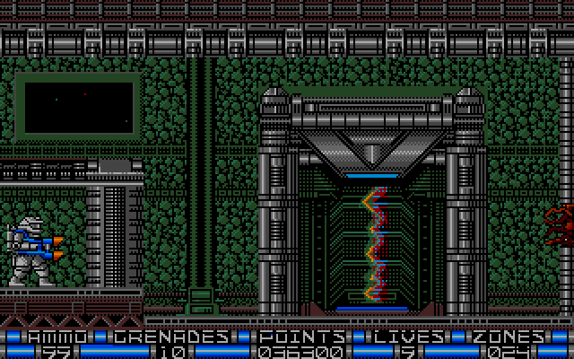 Exolon (Amiga) screenshot: The finish line