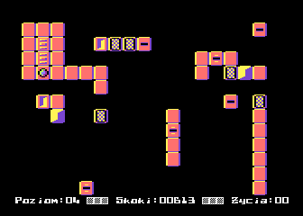 Jumping Jack (Atari 8-bit) screenshot: Last tiles
