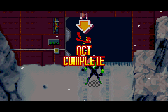 Justice League: Chronicles (Game Boy Advance) screenshot: Act complete