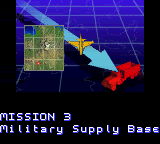 AirForce Delta (Game Boy Color) screenshot: Mission 3