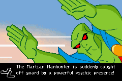Justice League: Chronicles (Game Boy Advance) screenshot: Martian manhunter