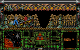 Prison (Amiga) screenshot: Beginning a new game.