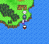 Lufia: The Legend Returns (Game Boy Color) screenshot: Go to town