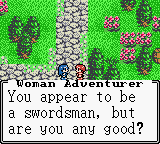 Lufia: The Legend Returns (Game Boy Color) screenshot: First meet