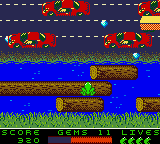 Screenshot of Frogger 2 (Game Boy Color, 2000) - MobyGames