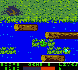 Frogger 2 (Game Boy Color) screenshot: Near end.