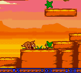 The Land Before Time (Game Boy Color) screenshot: Scorpion IN star.