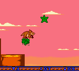The Land Before Time (Game Boy Color) screenshot: Moving platform
