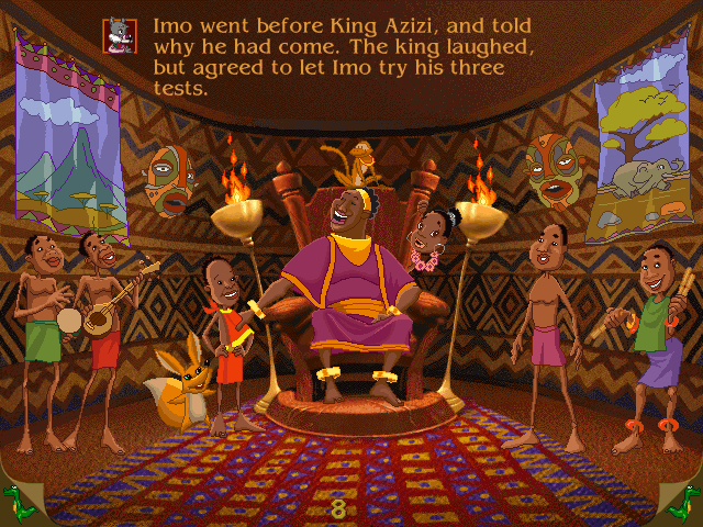 Magic Tales: Imo & the King (Windows) screenshot: Foreseeably, the king also doesn't take Imo seriously, but lets him takes the tests.
