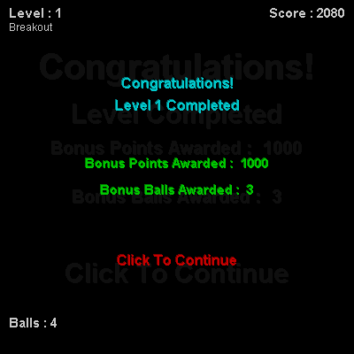 Break Ball (Browser) screenshot: Ok... this was pretty hard.