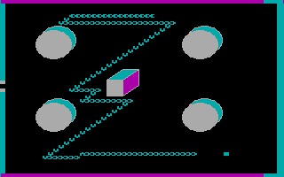 Hoser (DOS) screenshot: Balls. This level is balls.