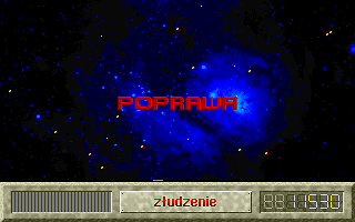 Ortomania (DOS) screenshot: <i>Ortoidy</i> improvement mode