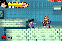 Dragon Ball: Advanced Adventure (Game Boy Advance) screenshot: In Pilaf's castle