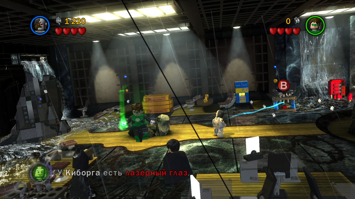 LEGO Batman 2: DC Super Heroes (Windows) screenshot: Members of the Justice League come to the rescue