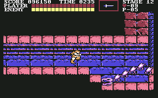 Screenshot of Castlevania (Commodore 64, 1986) - MobyGames