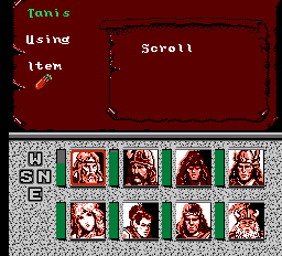 Screenshot of Heroes of the Lance (NES, 1988) - MobyGames