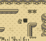 The Legend of Zelda: Link's Awakening (Game Boy) screenshot: Hole in the ground