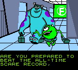 Screenshot of Disney•Pixar Monsters, Inc. (Game Boy Color, 2001 ...