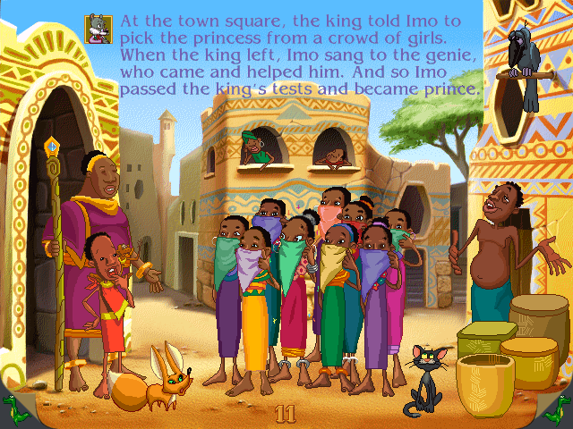 Magic Tales: Imo & the King (Windows) screenshot: Now this test is too simple. I immediately recognised the princess without any help from the genie...