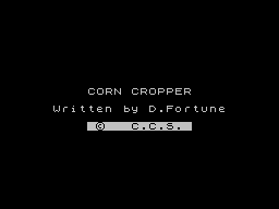 Farmer (ZX Spectrum) screenshot: Title screen (16 KB version)