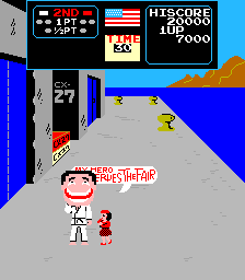 Karate Champ (Arcade) screenshot: Karate Champ - Player Vs Player - My Hero Deserves THE FAIR! Wohoooooo!!!