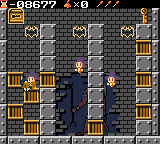 Monster Rancher Explorer (Game Boy Color) screenshot: Ups, I'm dead