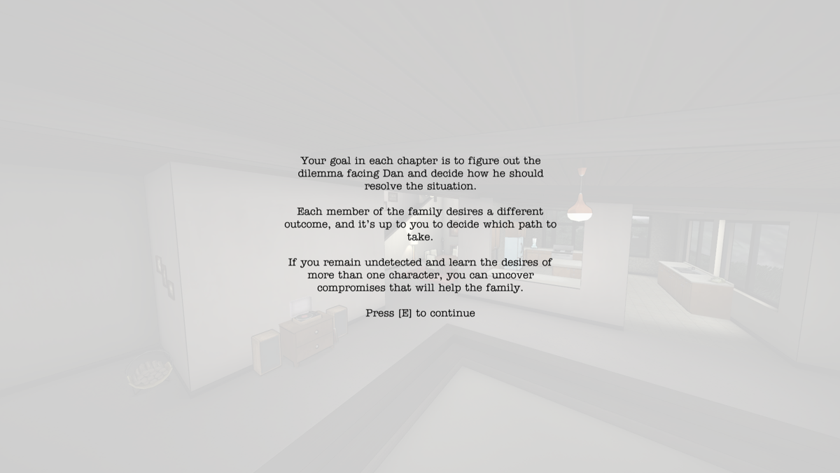 The Novelist (Windows) screenshot: The goal of the game