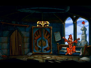 Discworld (PlayStation) screenshot: Wakey, wakey