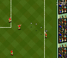 World Cup USA 94 (SNES) screenshot: Throw in