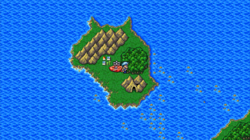 Final Fantasy IV: The After Years (Wii) screenshot: Ceodore on the overworld map