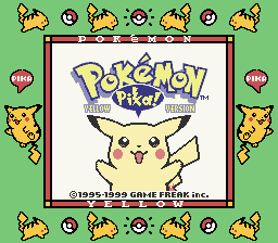 Pokémon: Yellow Version - Special Pikachu Edition (1998)