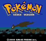 Pokémon Silver Version (Game Boy Color) screenshot: Title screen