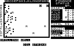 Screenshot of Dallas (ZX81, 1983) - MobyGames