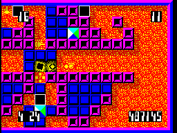 Anarchy (ZX Spectrum) screenshot: Level 16