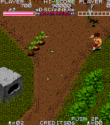 Time Soldiers (Arcade) screenshot: Grown big now.