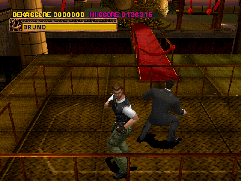 Asian Dynamite (Arcade) screenshot: Mission 1